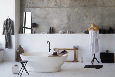 microcement bathroom seamless alternative to tiles