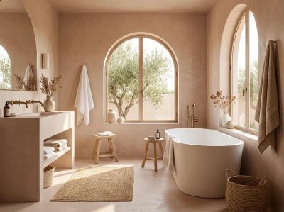 decorative finishes for interiors with textured feature wall